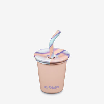 10oz (295ml) Kid's Cup with Straw Lid Peach Parfait