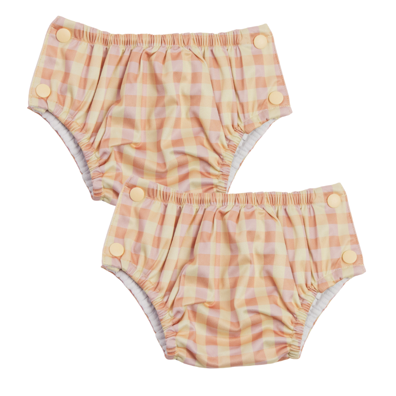 Econaps Reusable Swim Nappy 2 pack - Buttercup - Small 4-7kg