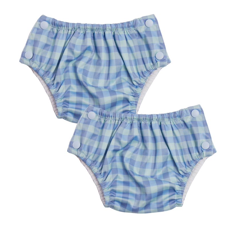 Econaps Reusable Swim Nappy 2 pack - Sky - Medium 7-11kg