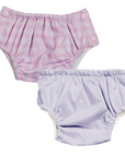 2 Pack of Swim Nappies | Lilac + Lavender - Large 11-13kg