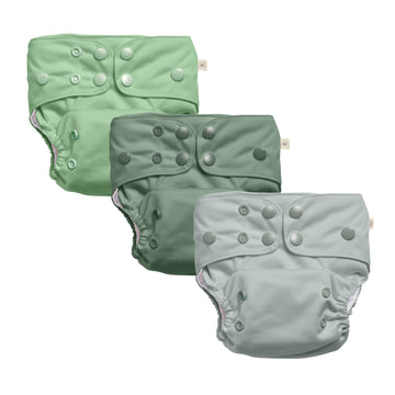 EcoNaps Reusable Eco Cloth Nappy 3 Pack - Gender Neutral