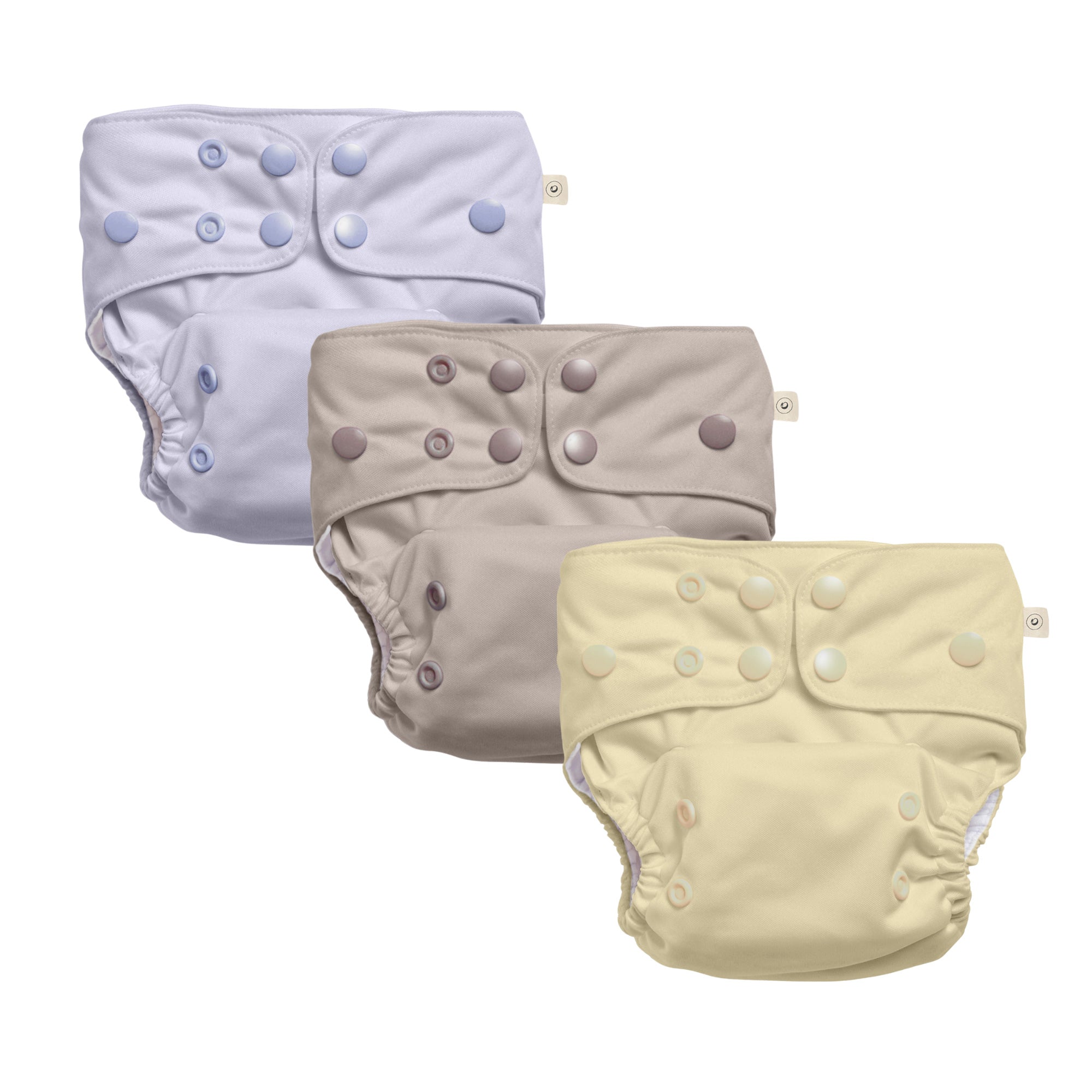 EcoNaps Reusable Eco Cloth Nappy 3 Pack - For Her