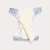 Indigo Pinstripe 2.0 Modern Cloth Nappy