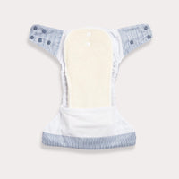 Indigo Pinstripe 2.0 Modern Cloth Nappy