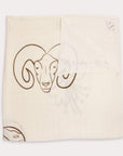 Zodiac Muslin Swaddle  - Aries