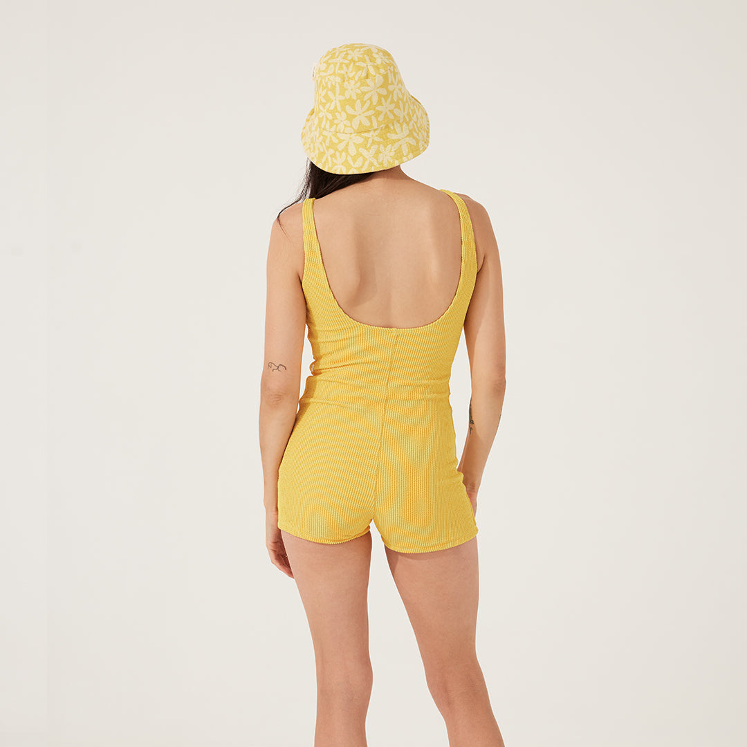 Sunflower Curve Boyleg Onesie