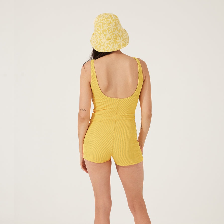 Sunflower Curve Boyleg Onesie