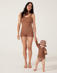 Cocoa Curve Boyleg Onesie