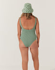 Olive Curve One Piece