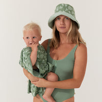 Olive Curve One Piece