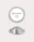 Silverette cups + O-Feel™ ring