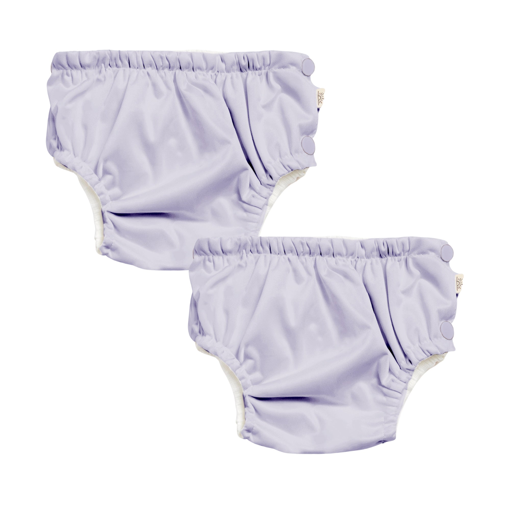 EcoNaps Reusable Swim Nappy 2 Pack -  Lavender - Medium 7-11kg