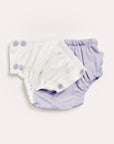 EcoNaps Reusable Swim Nappy 2 Pack -  Lavender - Medium 7-11kg