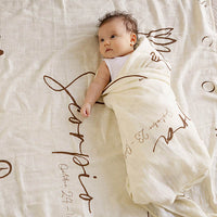 Zodiac Muslin Swaddle  - Aries