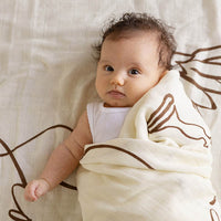 Zodiac Muslin Swaddle  - Capricorn