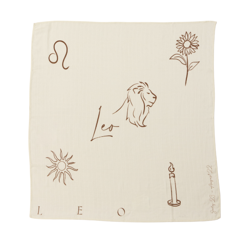 EcoNaps Muslin Swaddle - Zodiac - Leo