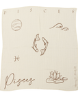 EcoNaps Muslin Swaddle - Zodiac - Pisces