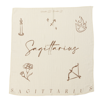 EcoNaps Muslin Swaddle - Zodiac- Sagittarius