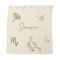 EcoNaps Muslin Swaddle - Zodiac - Scorpio