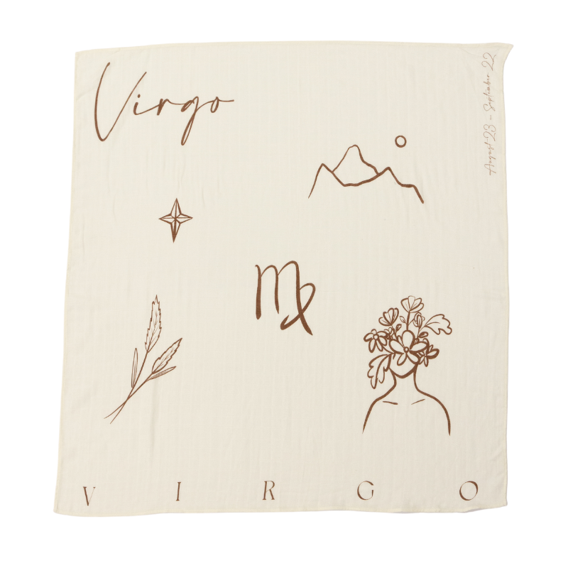 EcoNaps Muslin Swaddle - Zodiac - Virgo